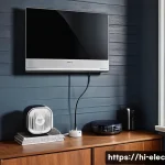 Home 21 전자기파의 장애물 통과 - **Prompt 1: The Invisible Dance of Wi-Fi Through Walls**
"A detailed, cross-section view of a mo...